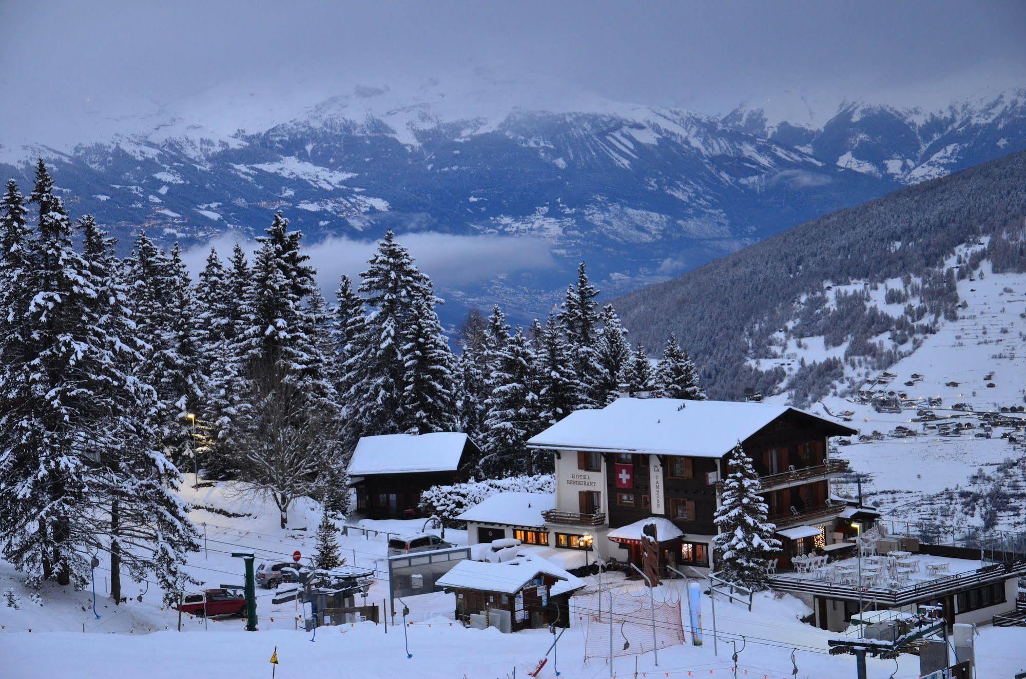 Hotel La Cambuse Les Collons Luaran gambar